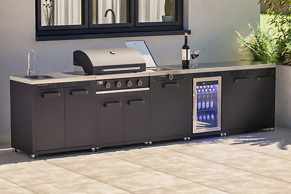 Draco Grills Titan Black Modular Outdoor Kitchens