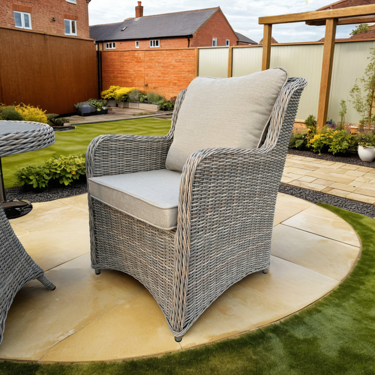 Bracken Outdoors Richmond 2 Seat Rattan Garden Furniture Bistro Set