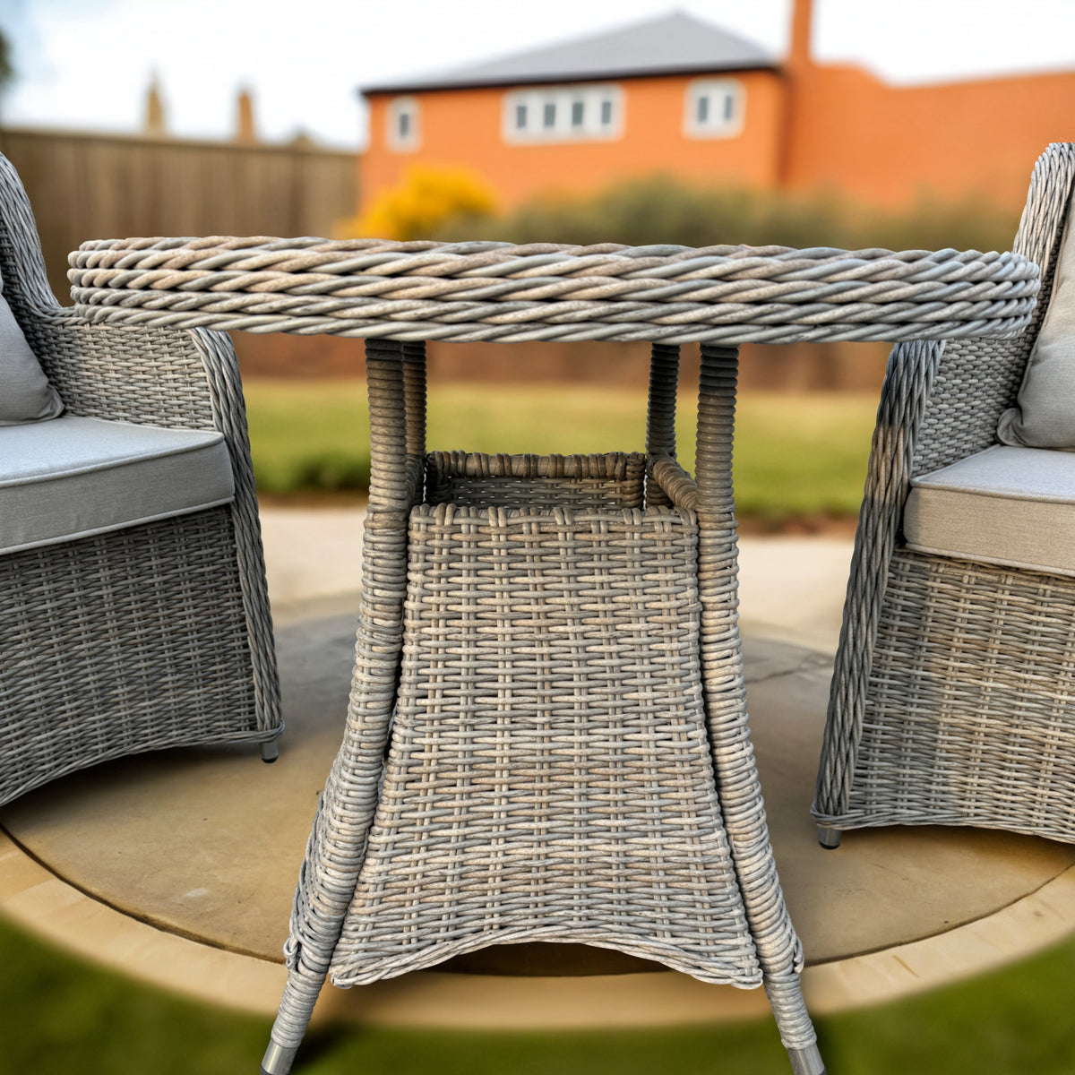 Bracken Outdoors Richmond 2 Seat Rattan Garden Furniture Bistro Set