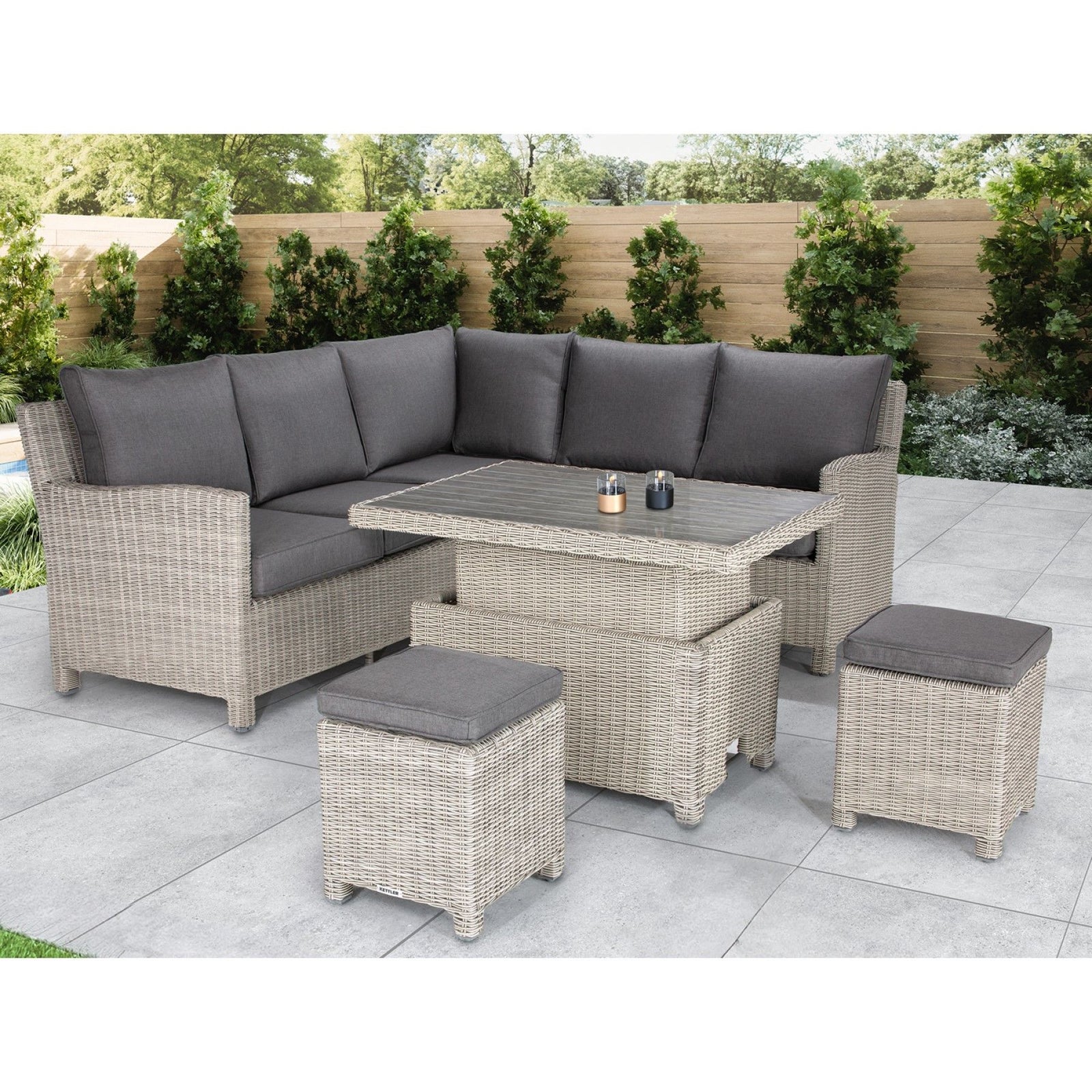 Kettler Palma Mini Corner Rattan Outdoor Sofa Sets Garden Trends