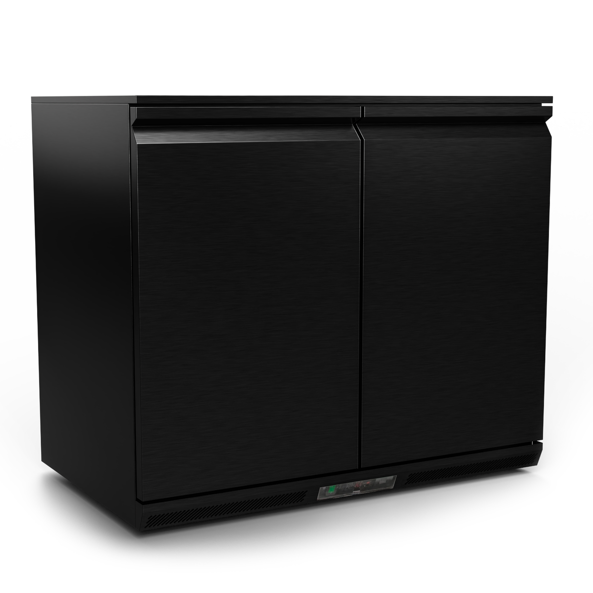 Draco Grills Avalon Outdoor Black Stainless Steel Double Fridge 208L