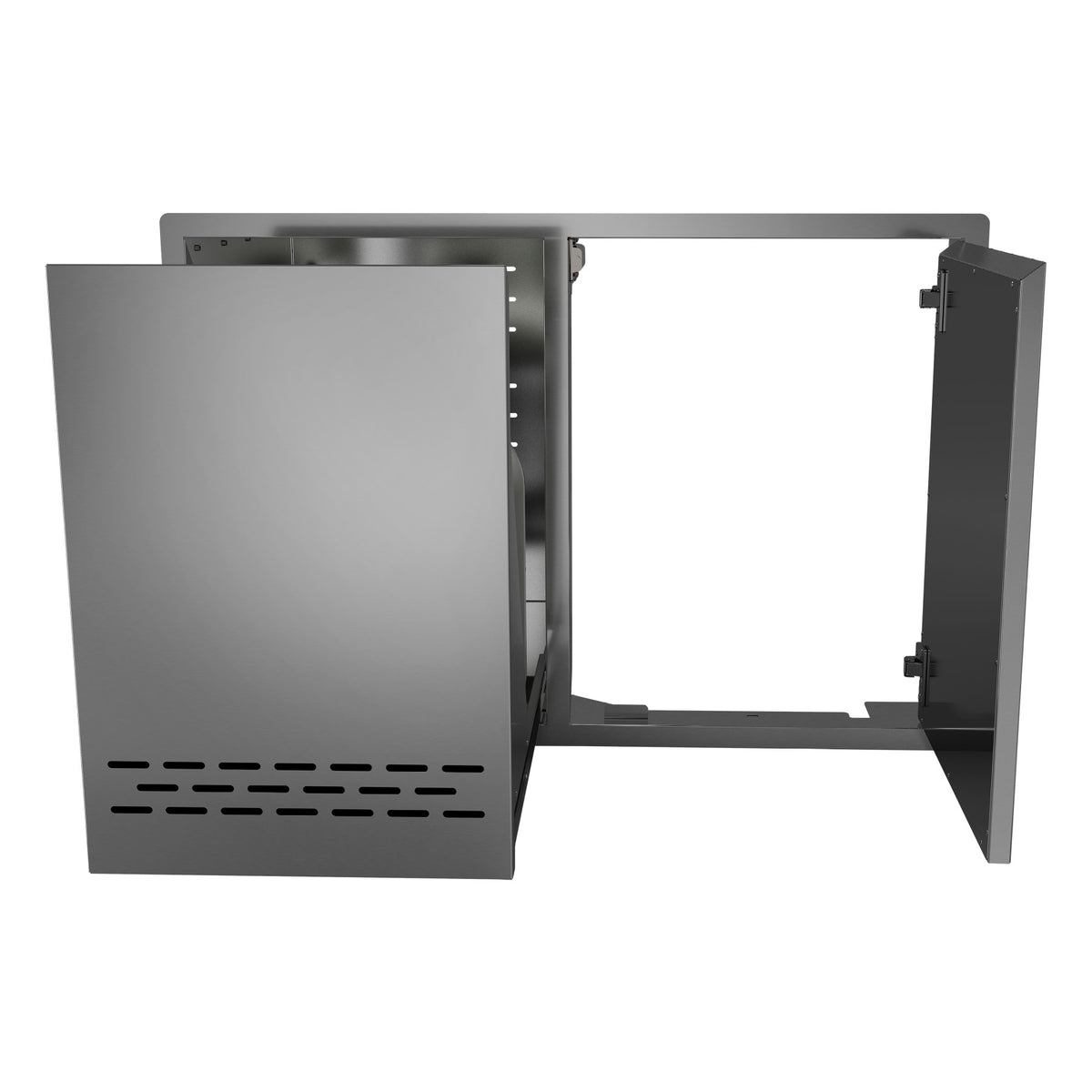 BeefEater Stainless Steel Build-in Outdoor Kitchen Single Door and Gas Tank Drawer Combo