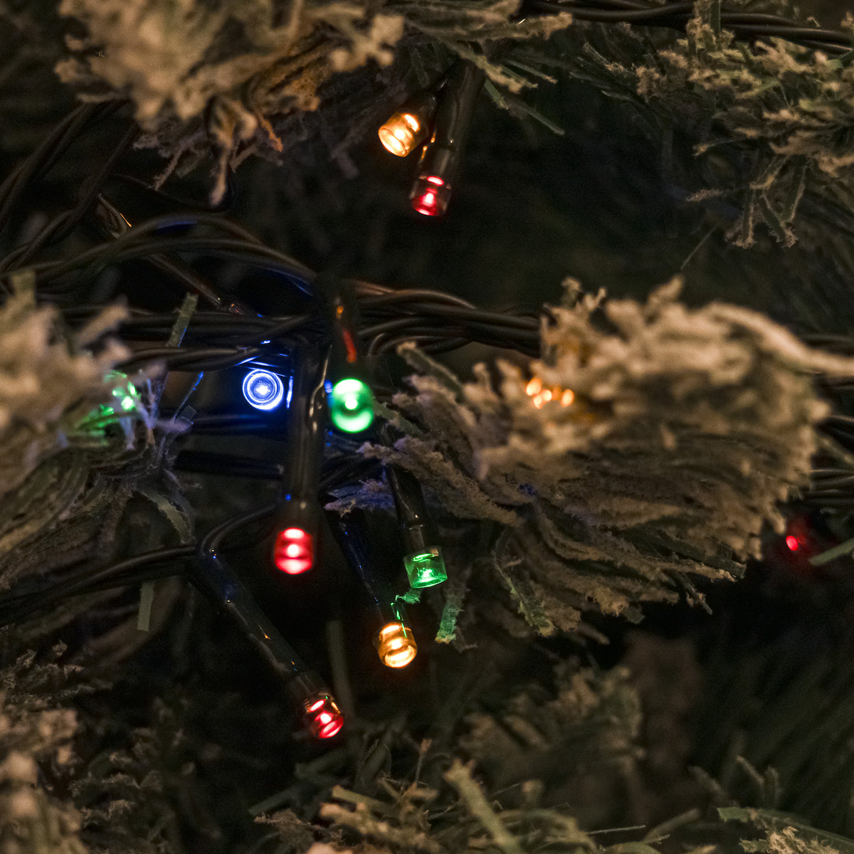 Multi-Coloured Battery Multi-Function Christmas String Lights with Green Cable 50,100,200,400 LEDs