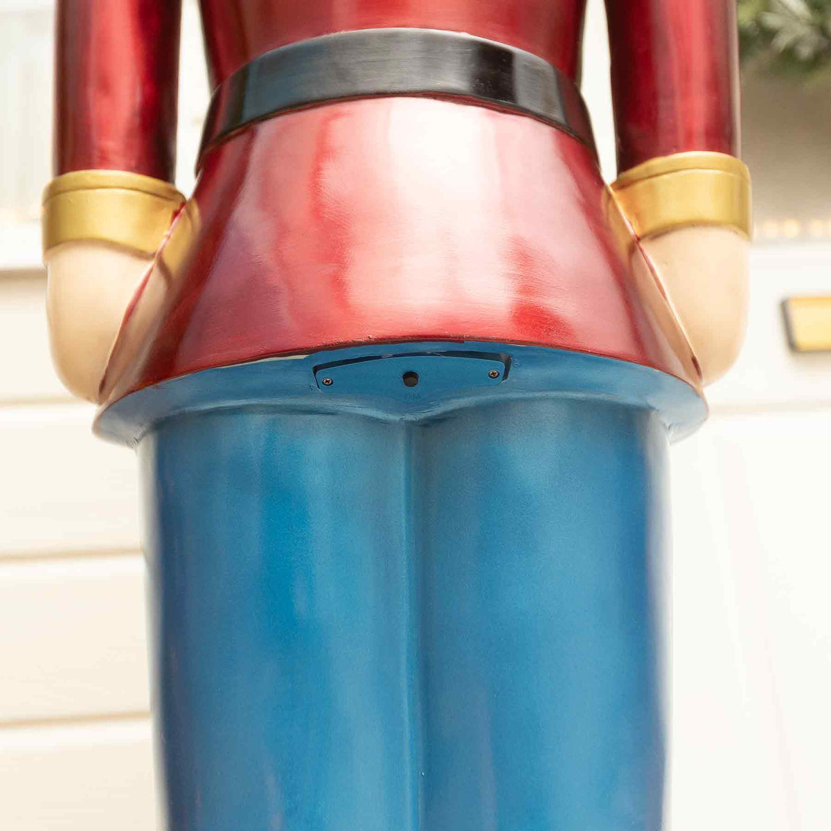 5.5ft Traditional Christmas Nutcracker Soldier - Red, White and Blue with LED Lights