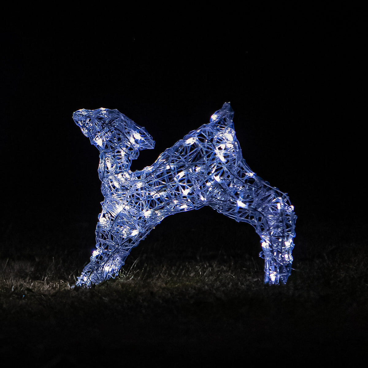 Christmas Reindeer Lights - 1M Soft Acrylic Light Up Mother &amp; Baby with 250 White LEDs