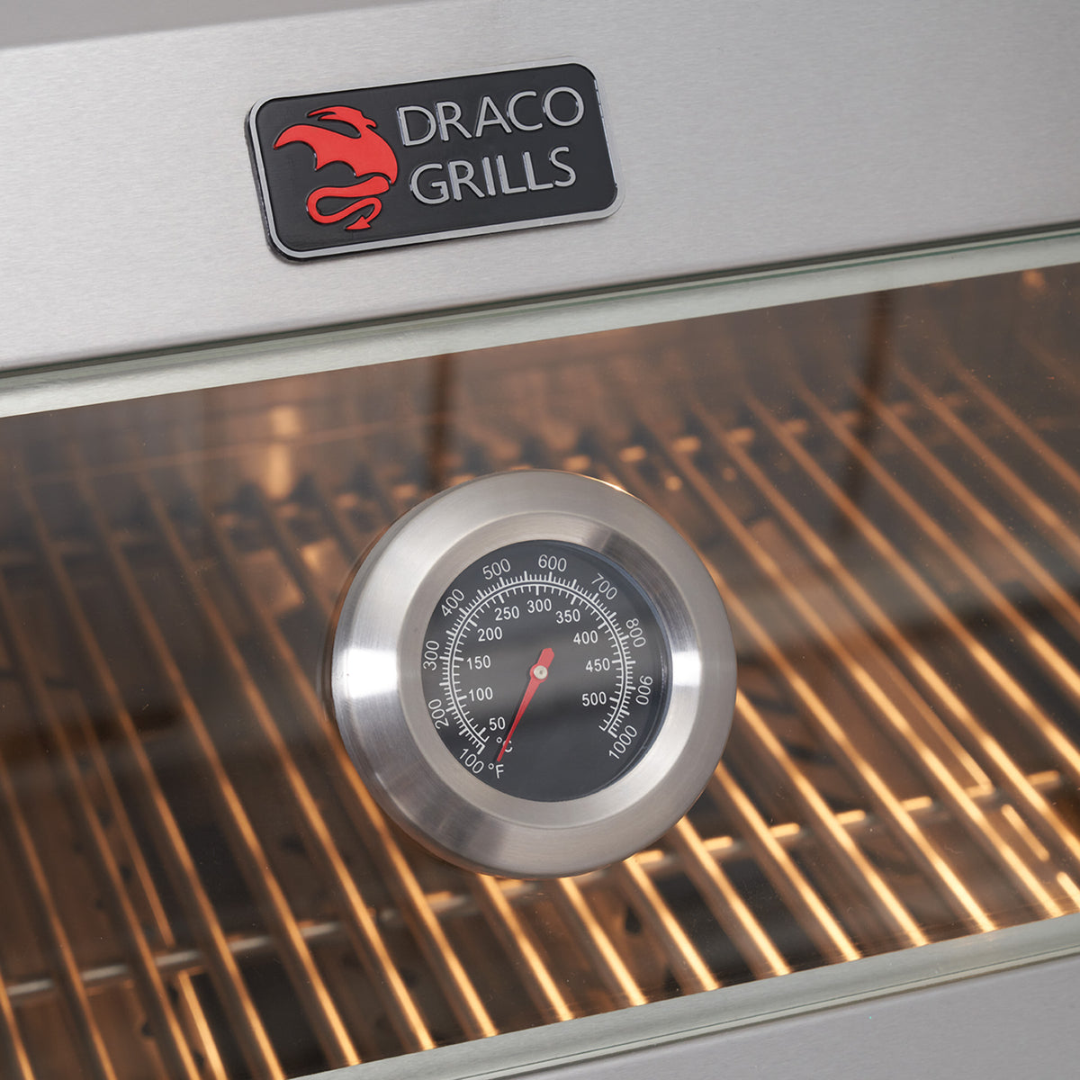 Draco Grills Z640 Deluxe 6 Burner Stainless Steel Gas Barbecue with Sear Station