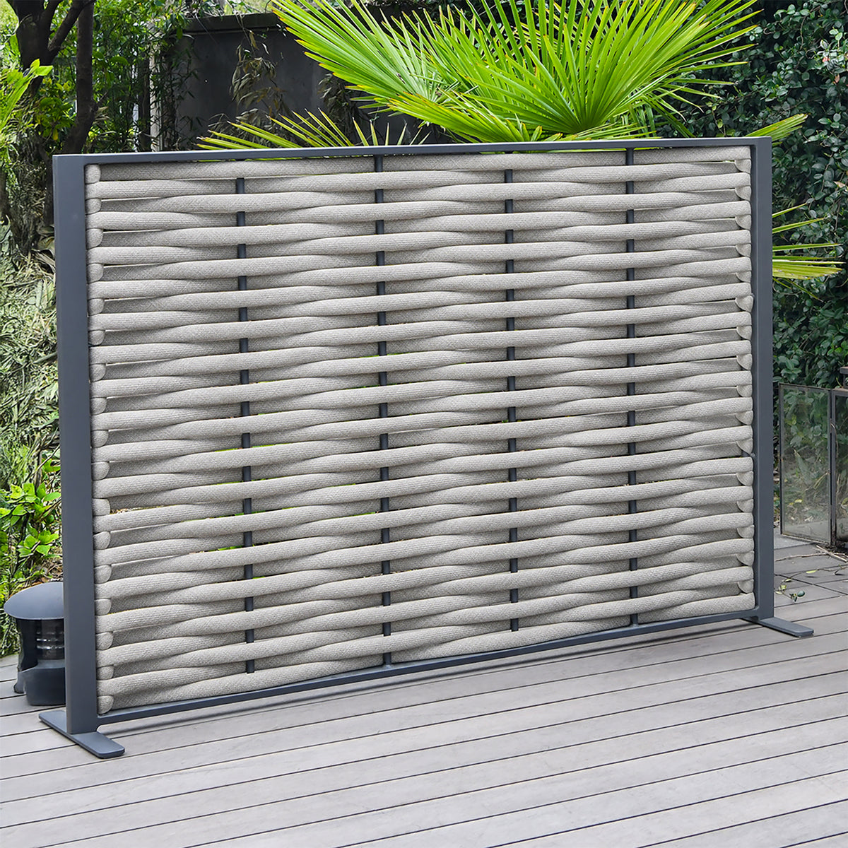 Bracken Outdoors Maldives Garden Screen Aluminium 120cm x 180cm Rope Divider