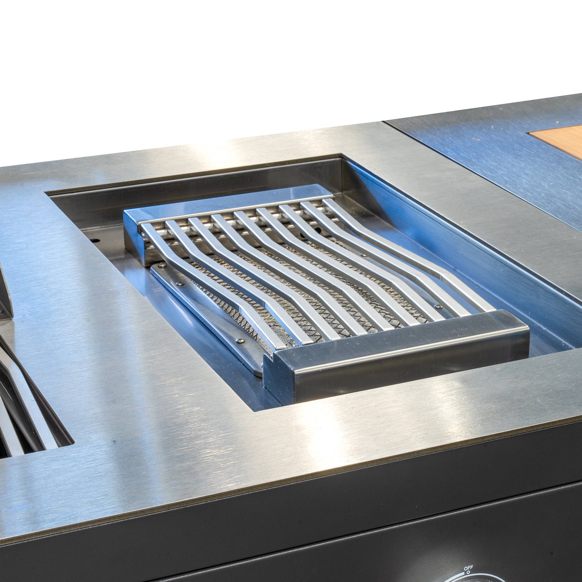 Draco Grills Scandic Line Modular Outdoor Kitchen with 5 Burner BBQ and Sink