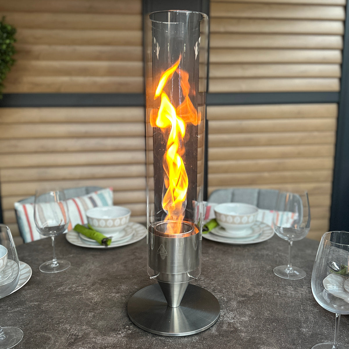 Bracken Outdoors Garden Lighting Vortex Bio-Ethanol  Fire Lamp - Large