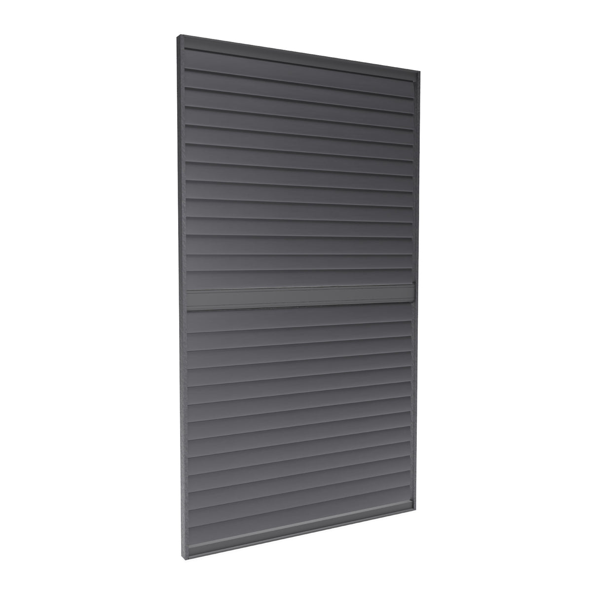 Bracken Outdoors Anthracite Louvre Shutters Fixed Panel for 3m Garden Pergola