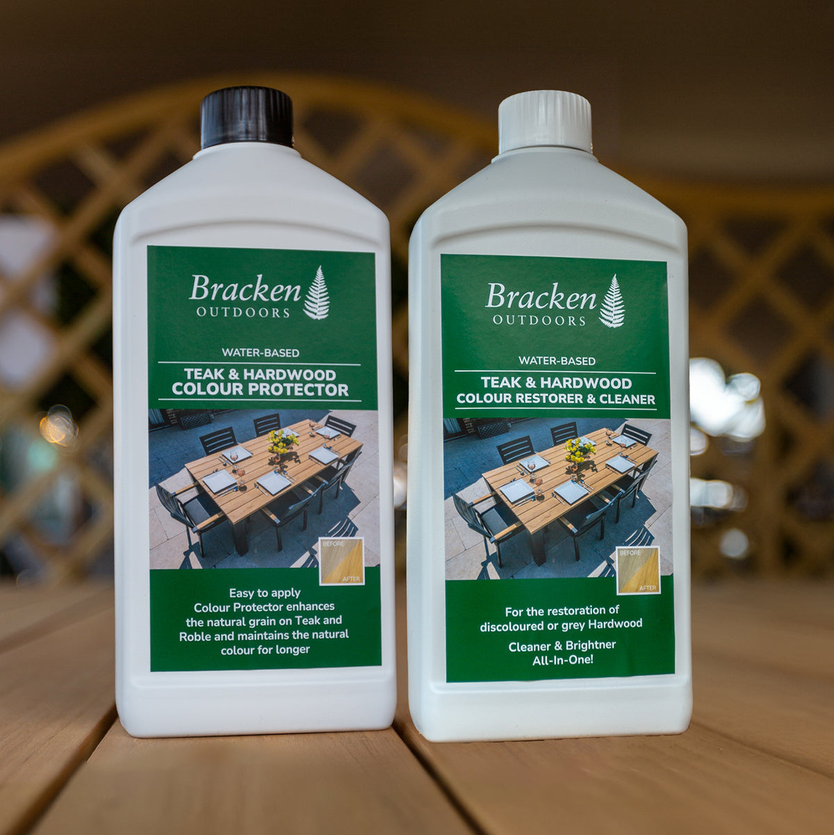 Bracken Outdoors Teak Cleaner and Protector Set